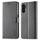 Lc.Imeeke Samsung Galaxy A04s/Galaxy A13 5G Kotelo korttipaikalla ja jalustatoiminnolla, harmaa