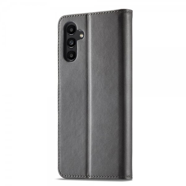 Lc.Imeeke Samsung Galaxy A04s/Galaxy A13 5G Kotelo korttipaikalla ja jalustatoiminnolla, harmaa