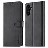 Lc.Imeeke Samsung Galaxy A04s/Galaxy A13 5G -suojakotelo, jossa korttipaikka ja jalustaominaisuus, musta