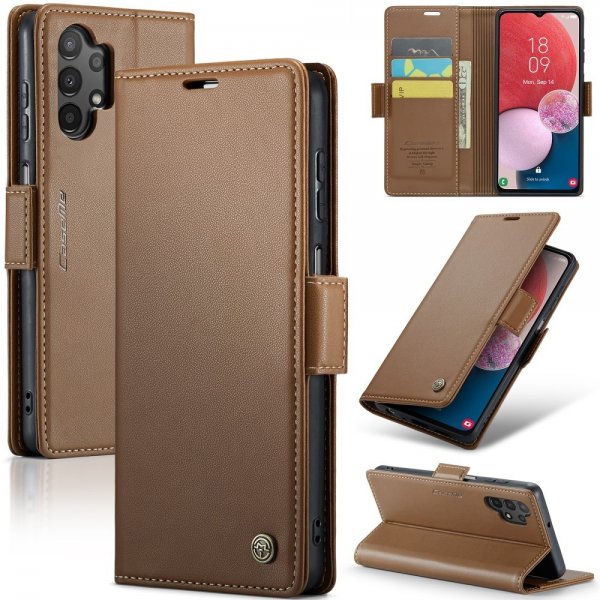 CaseMe Samsung Galaxy A04s/Galaxy A13 Suojakotelo 023-sarja Ruskea