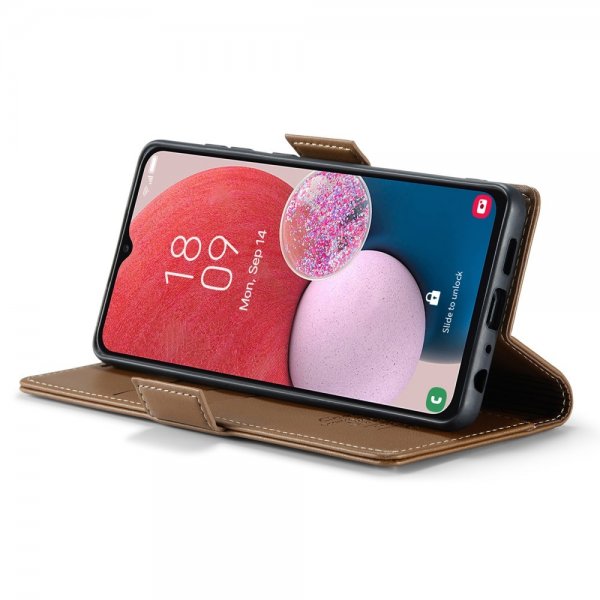 CaseMe Samsung Galaxy A04s/Galaxy A13 Suojakotelo 023-sarja Ruskea