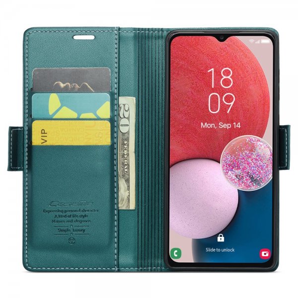 CaseMe Samsung Galaxy A04s/Galaxy A13 -suojakotelo 023-sarjan vihreä