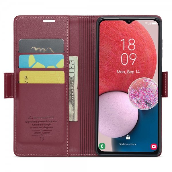 CaseMe Samsung Galaxy A04s/Galaxy A13 -kotelo, 023-sarja, punainen