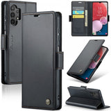 CaseMe Samsung Galaxy A04s/Galaxy A13 Kotelo 023 Series Musta