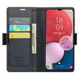 CaseMe Samsung Galaxy A04s/Galaxy A13 Kotelo 023 Series Musta