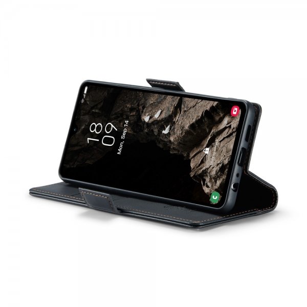 CaseMe Samsung Galaxy A05s -suojakotelo, 023 Series, musta