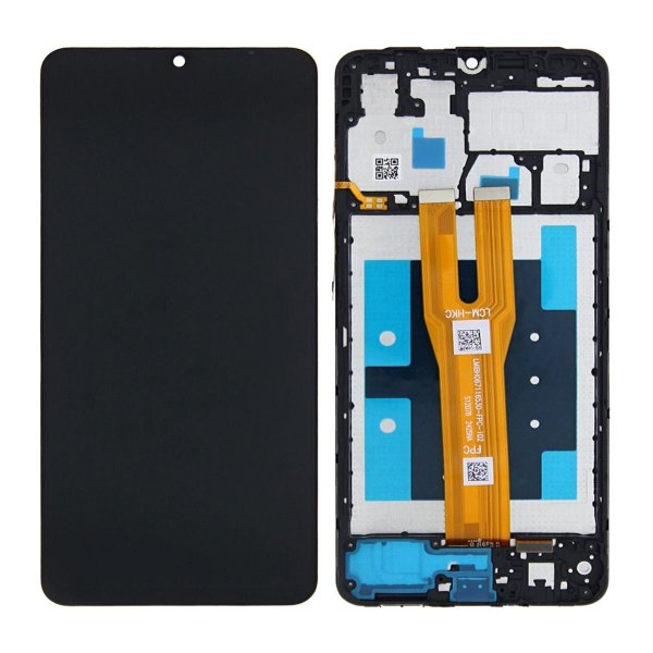 Samsung Galaxy A06 2024 Näyttö LCD-paneelilla Alkuperäinen - Musta