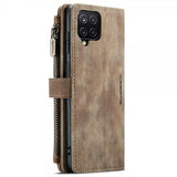 CaseMe Samsung Galaxy A12 suojakotelo C30 Series Ruskea