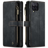 CaseMe Samsung Galaxy A12 -suojakotelo C30-sarja musta