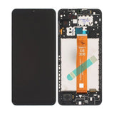 Samsung Galaxy A12 Nacho/A12s Näyttö LCD-paneelilla Alkuperäinen - Musta