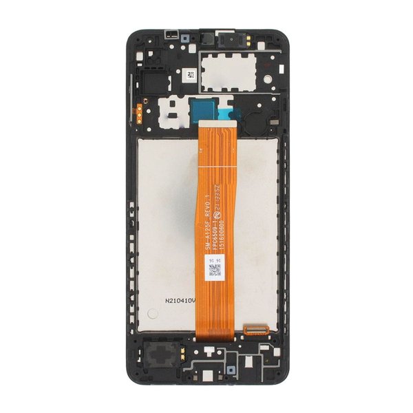 Samsung Galaxy A12 näyttö LCD-paneelilla, alkuperäinen - Musta