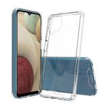 Rvelon Samsung Galaxy A12 Iskunkestävä Läpinäkyvä Kuori