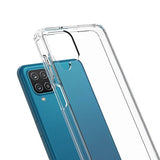 Rvelon Samsung Galaxy A12 Iskunkestävä Läpinäkyvä Kuori