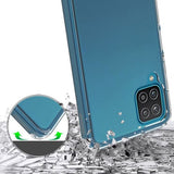 Rvelon Samsung Galaxy A12 Iskunkestävä Läpinäkyvä Kuori