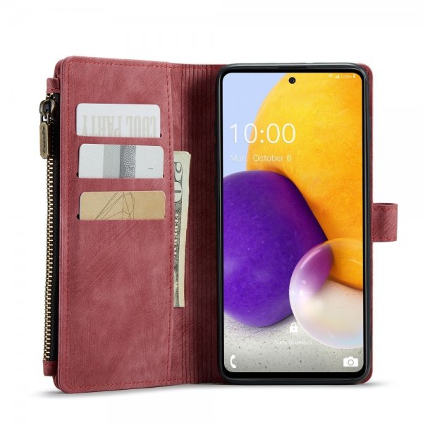 CaseMe Samsung Galaxy A13 4G C30-sarjan suojakotelo, punainen