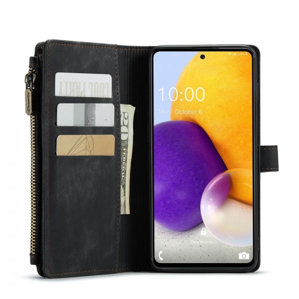 CaseMe Samsung Galaxy A13 4G C30-sarjan suojakotelo, musta
