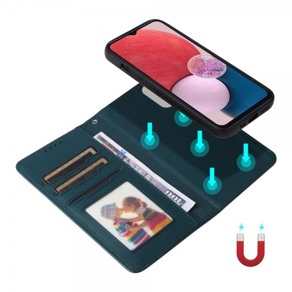 Betopnice Samsung Galaxy A13 4G Kotelo irrotettavalla kuorella 005 Sininen