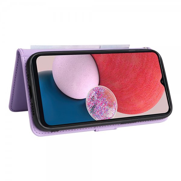 Betopnice Samsung Galaxy A13 4G Kotelo irrotettavalla kuorella 005 Violetti
