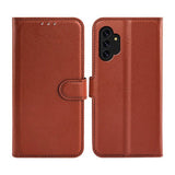 Samsung Galaxy A13 4G Kotelo Jalustalla Ruskea