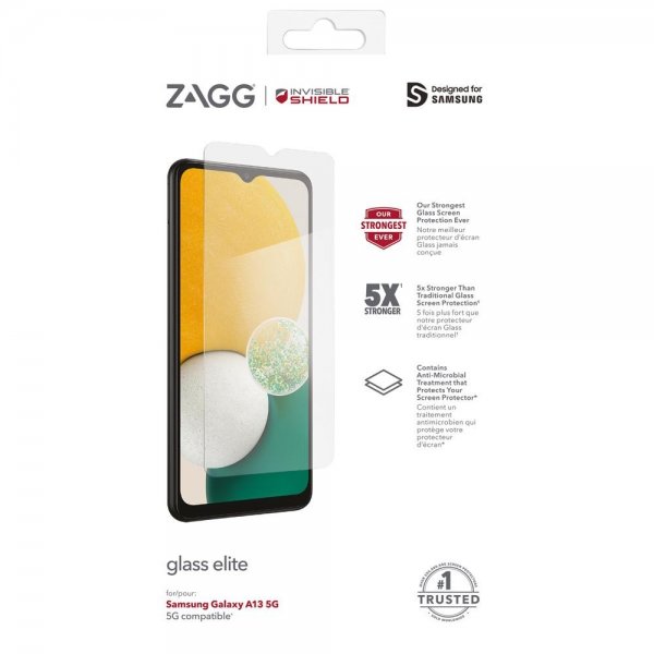 ZAGG InvisibleShield Samsung Galaxy A13 5G -näytönsuoja Glass Elite