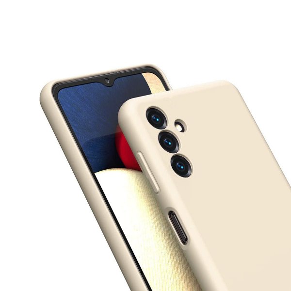 Rvelon Samsung Galaxy A13 4G Suojakuori Silikoni Beige