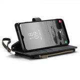 CaseMe Samsung Galaxy A14 -suojakotelo, C30-sarja, musta