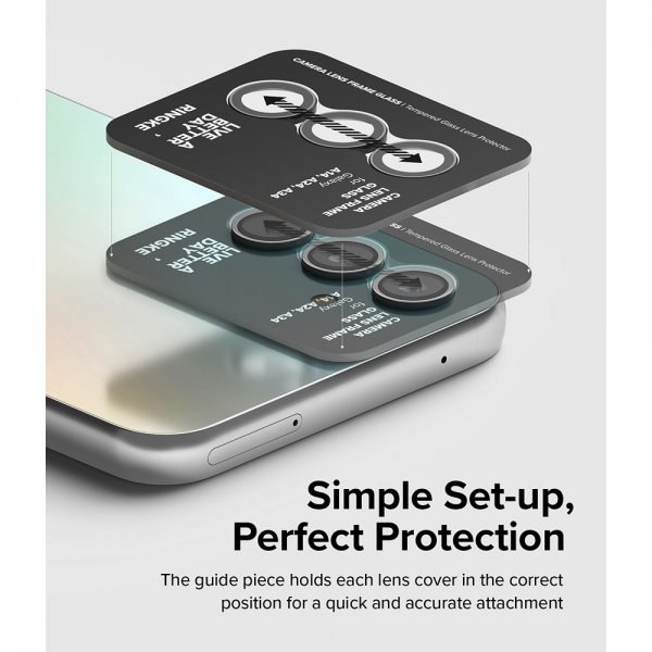 Ringke Samsung Galaxy A14/Galaxy A34 5G kameran suojakehys, musta