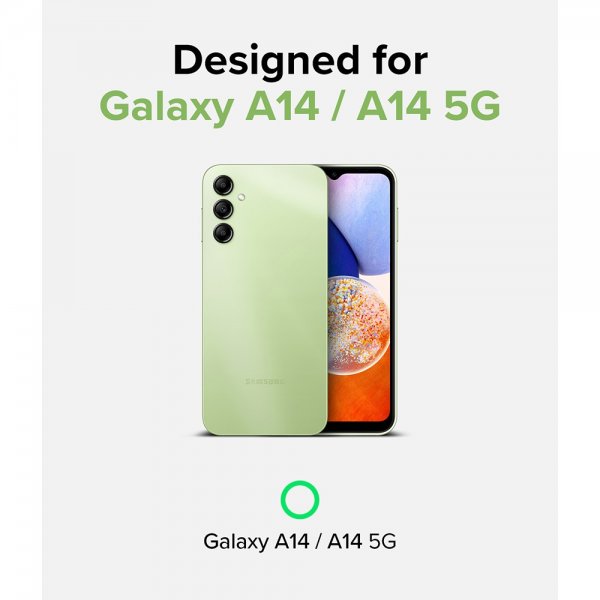 Ringke Samsung Galaxy A14 Suojakuori Fusion Matte Smoke Black