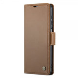CaseMe Samsung Galaxy A14 -kotelo, 023 Series, ruskea