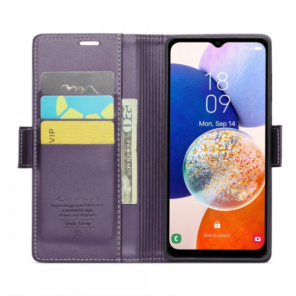 CaseMe Samsung Galaxy A14 -kotelo 023 Series Violetti