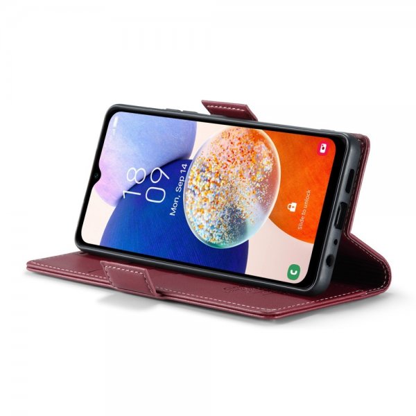 CaseMe Samsung Galaxy A14 -suojakotelo, 023-sarja, punainen
