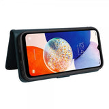 Betopnice Samsung Galaxy A14 -kotelo irrotettavalla kuorella 005 Sininen