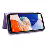 Betopnice Samsung Galaxy A14 -kotelo irrotettavalla kuorella 005 Lila