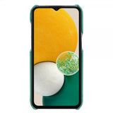 Samsung Galaxy A14 Kuori Aitoa Nahkaa Vaaleanvihreä