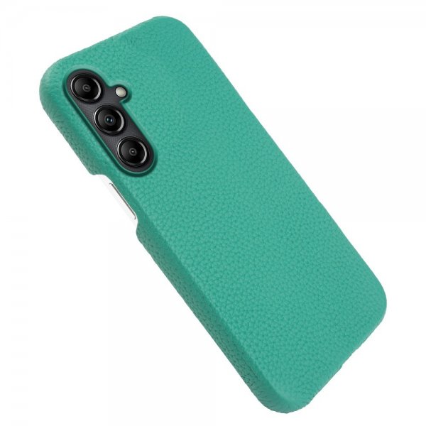 Samsung Galaxy A14 Kuori Aitoa Nahkaa Vaaleanvihreä