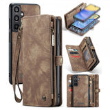 CaseMe Samsung Galaxy A15 Kotelo 008 Series Irrotettava kuori Ruskea