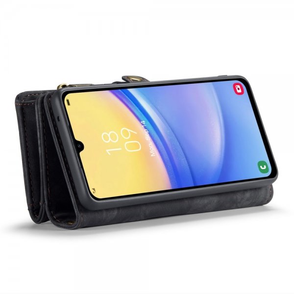 CaseMe Samsung Galaxy A15 Kotelo 008 Series Irrotettava kuori musta