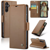 CaseMe Samsung Galaxy A15 -suojakotelo 023 Series Ruskea
