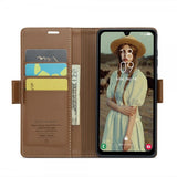 CaseMe Samsung Galaxy A15 -suojakotelo 023 Series Ruskea