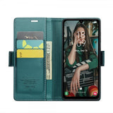 CaseMe Samsung Galaxy A15 -suojakotelo 023 Series Vihreä