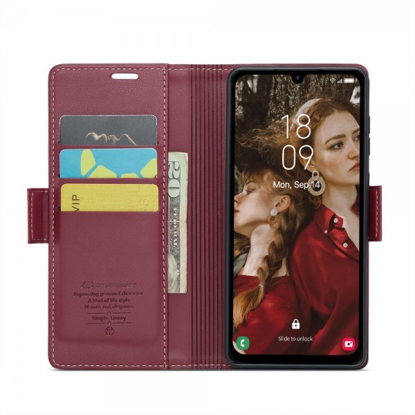 CaseMe Samsung Galaxy A15 Kotelo 023 Sarja Punainen