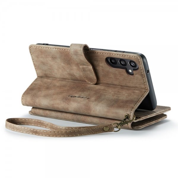 CaseMe Samsung Galaxy A15 Kotelo C30 Series Ruskea