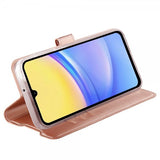 Vivanco Samsung Galaxy A15 Kotelo Classic Wallet Ruusukulta