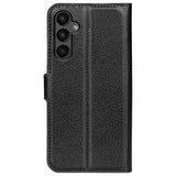 Samsung Galaxy A15 Litsi-nahkakuori Musta