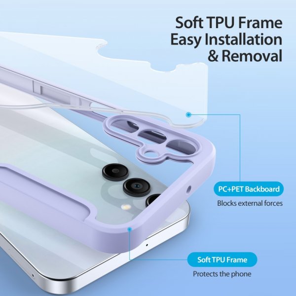 Dux Ducis Samsung Galaxy A15 -kotelo Skin X Pro Series violetti