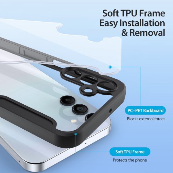 Dux Ducis Samsung Galaxy A15 Kotelo Skin X Pro Series Musta