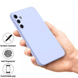 Samsung Galaxy A15 Kuori hihnalla Silikoni Violetti