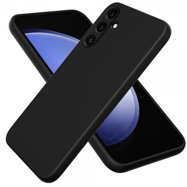 Samsung Galaxy A15 Kuori hihnalla silikoni musta