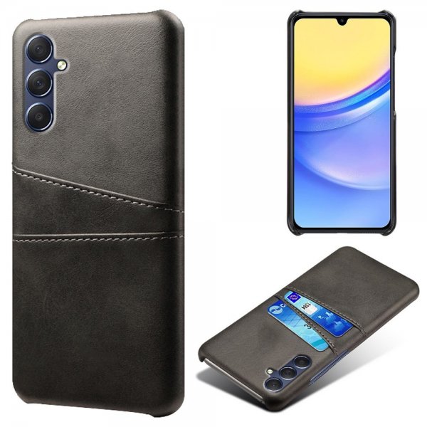 Samsung Galaxy A15 Kuoret kahdella korttipaikalla Musta
