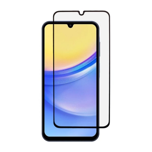 Samsung Galaxy A15 Näytönsuoja Karkaistu Lasi Kokopeittävä